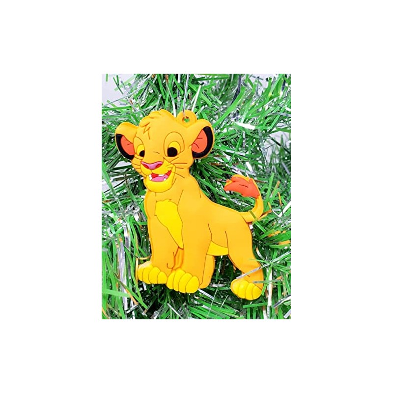 Generic Lion King Simba Cub 3" Realistic Brown Plastic Hanging
