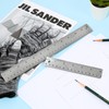 Metal Ruler Cork Backed 6 Inch 12 Inch Stainless Steel
