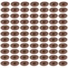 Walnut Light Plastic Сap Сovers for Screw with Phillips, Pozidriv,
