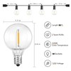 LED Outdoor String Lights Patio Lights 100FT with 104 LED