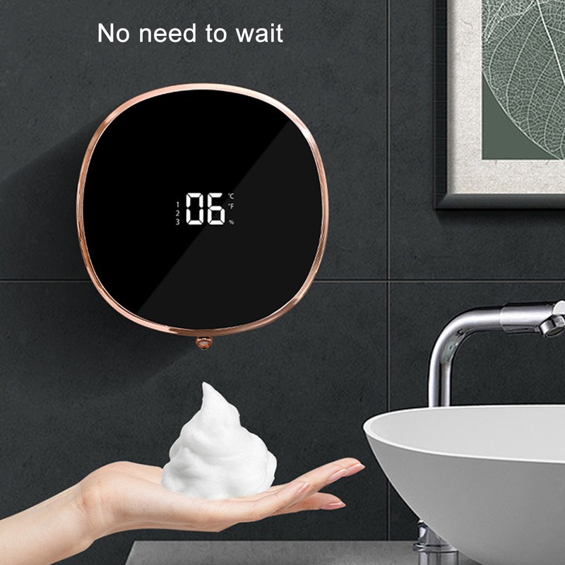 Automatic Soap Dispenser Foaming Hand Free Wall Mount Foam Rechargeable