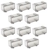DHYAWUER 10Pcs Clear Acrylic Display Case for Car Mold, Wheels