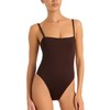 Vitamin A Women's Ecolux Jenna One Piece Swimsuit, Cocoa, X-Small
