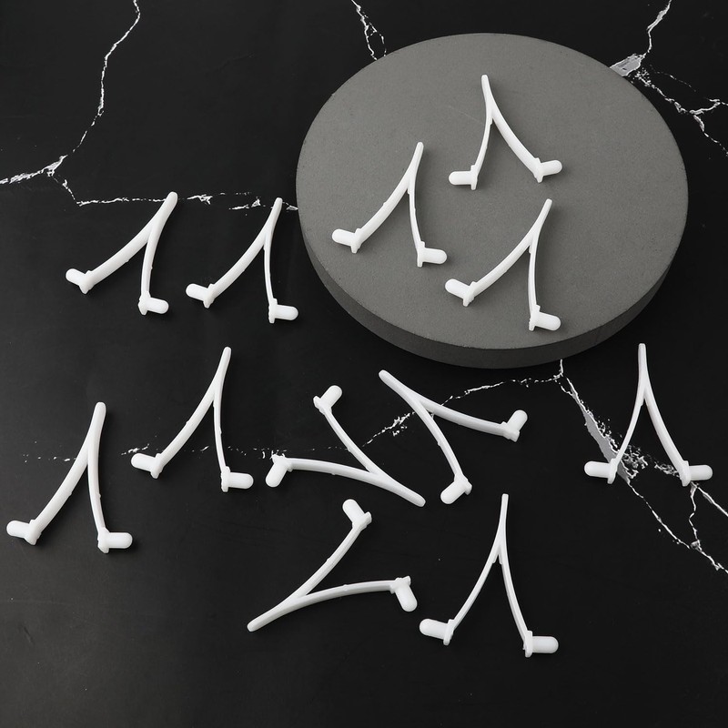 SAVITA 12pcs Pool V Clips, Pool Brush Clips Pool Brush