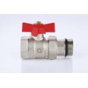 zencQ Ball Valves with Red Handle for Distributor 1 Inch,