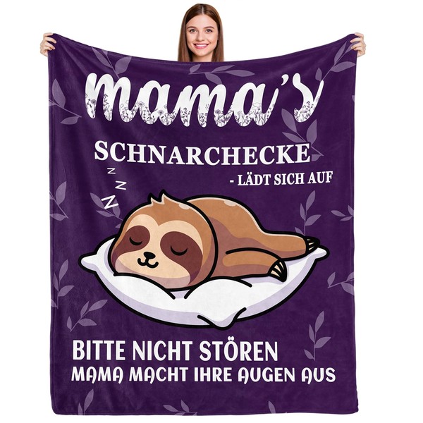 COZYCRIB Mum Blankets (Gift of Mother: Deep Purple, 150 x