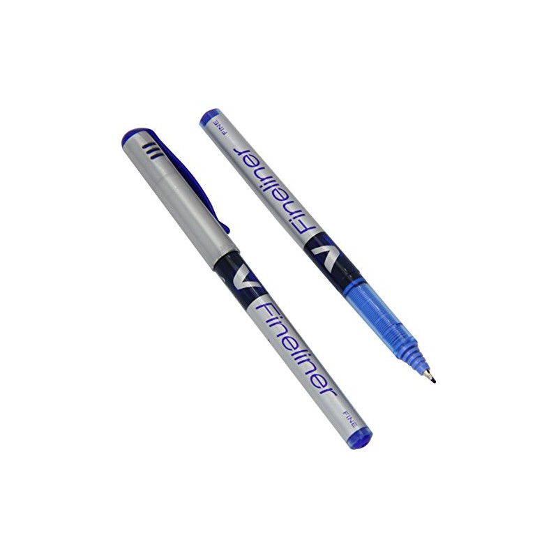 Pilot V Fineliner Liquid Ink 1.2 mm Tip - Blue,