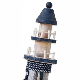 E-view Wood Lighthouse Nautical Themed Ornaments Rustic Decorative Home Rooms Decoration Ocean Sea Beach Light House Decor (E)
