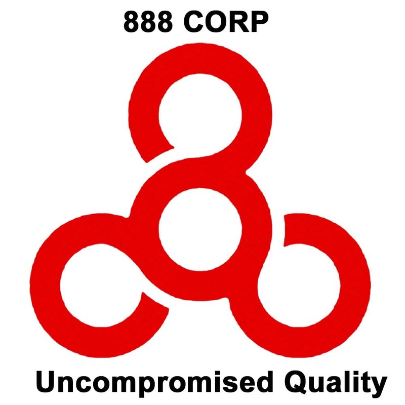 888 Corp Black Self Adhesive Felt Bumpers 1/2" Diameter and