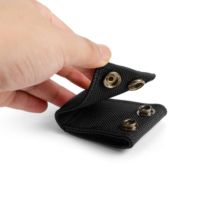 Tactical Handcuff Strap Holder Case Heavy Duty Nylon Single/Double Snap