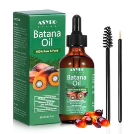 ASYBO Batana Oil, 60 ml 100% Pure Natural Batana Oil for Hair Loss, Promotes Hair Thickness, Nourishes the Scalp, Skin Care