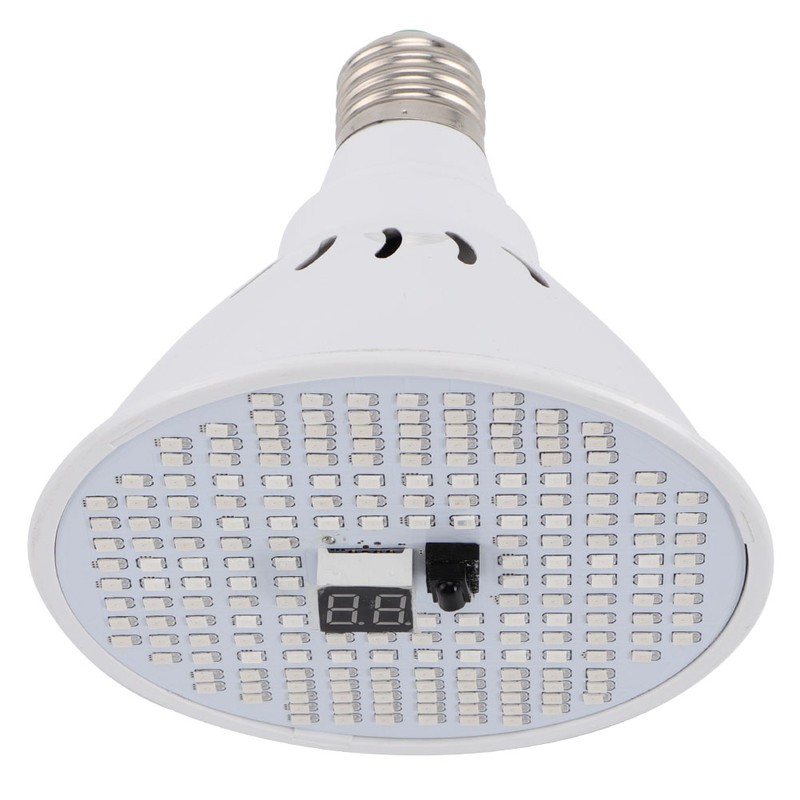 12W E27 LED Timing Plant Growth Light Bulb Indoor Greenhouse