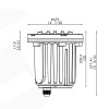 LT2202B IP65 MR16 1 Way Single Source Recessed Buried In-ground