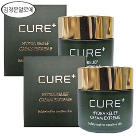Kim Jeong-moon Aloe Cure Hydra Relief Cream Extreme 50g x 2/Moisturizing + Soothing Cream/Free DJ / 김정문알로에 큐어 하이드라 릴리프 크림 익스트림 50g x 2개/보습+진정크림/무배 dj