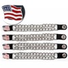 Milwaukee Leather American Flag Medallion Vest Extender - Double Chrome