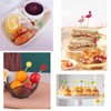 Hawaiian Themed Cocktail Picks Decorative Toothpicks for Appetizers,Drinks, Fruit,Flamingo Pineapple