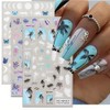 Summer Nail Art Stickers Decals Summer Palm Tree Nail Stickers