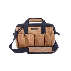 Readywares Tool Bag, Heavy Duty Waxed Canvas Toolbag for Gear, Tools, Supplies and Equipment (15", Tan)
