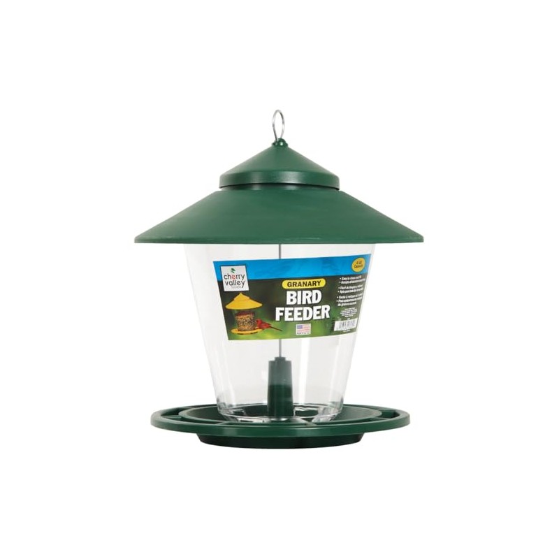 Audubon NA6231 4 Lb Capacity Hopper Granary Bird Feeder Assorted
