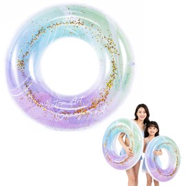 HomLee Float for Kids and Adults, 60, 70, 80, 90, O-Shaped, Float, For Swimming, Playing in the Water, Bath, Beach, Sea Bathing, Summer Vacation, Sunbathing, Strong Buoyancy, For Boys, Girls