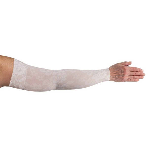 Lymphedivas Darling Fair Arm Sleeve 30-40mmHg Large Short with Diva