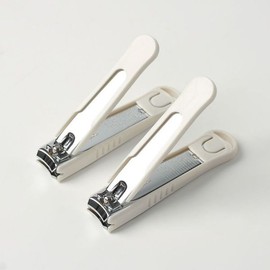 Owner Clan 클리핀 안튀는 대형 손톱깎이 2p세트 커버 손톱튐방지 Clip-In Large Nail Clipper Set 2p with Cover to Prevent Nail Splitting