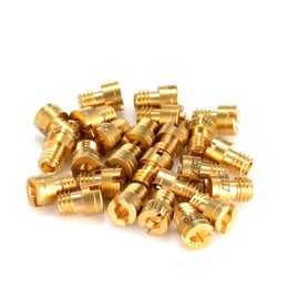 GEARMONSTER Carburettor Main Nozzle Set, 25 Pieces Main Nozzle Set, M4 55-115 Carburettor Nozzles Main Nozzle Set Carburettor Main Nozzle Set for Scooter Motorcycle Gear Moped