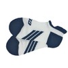 CSX Champion Low Cut Ankle Compression Socks, Navy on White,
