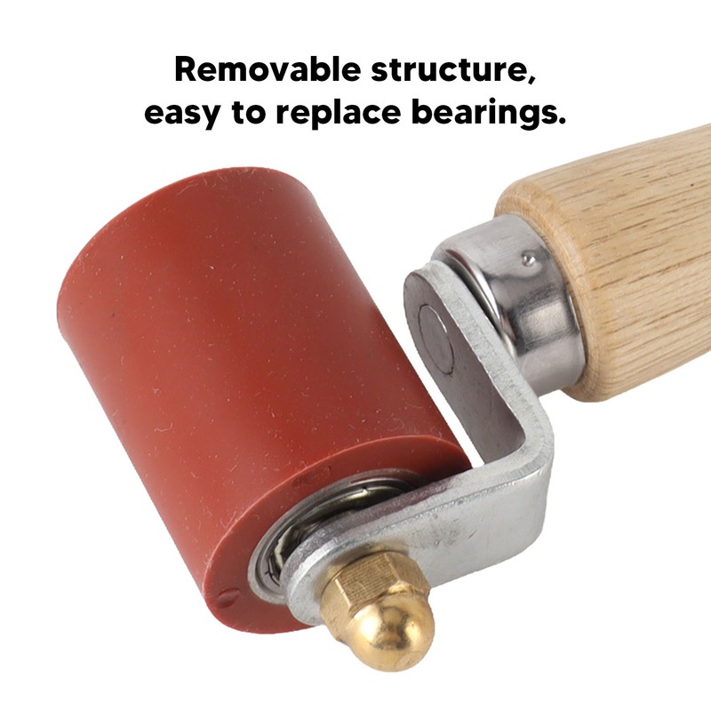 Silicone Seam Tester Bearing Design Ergonomic Detachable Smoothing Seam Roller