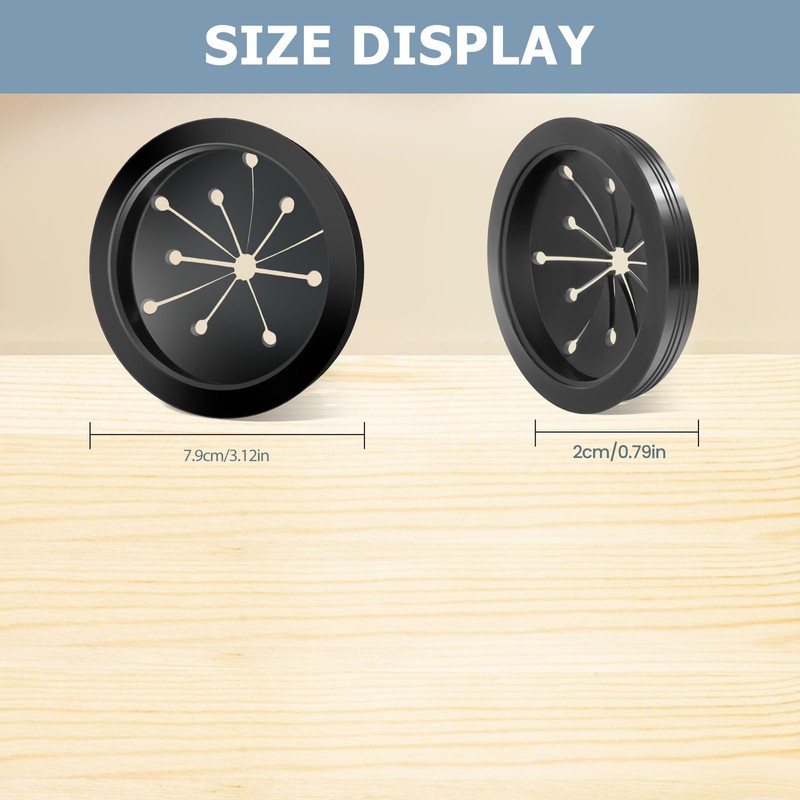 1 Pack Garbage Disposal Splash Guard Collar Sink Baffle 3-1/8
