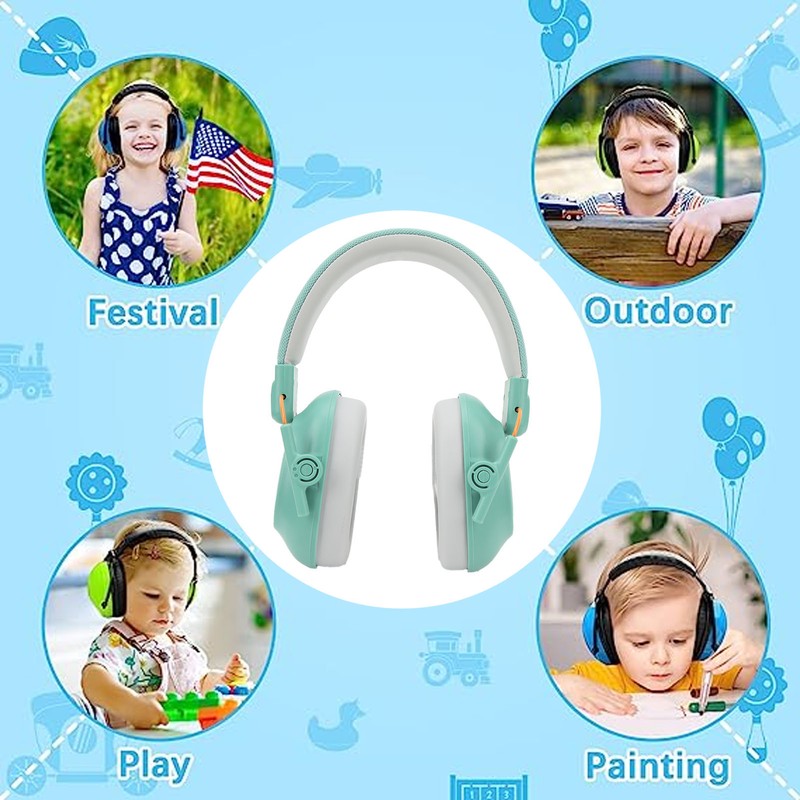 Kids Ear Muff Hearing Protection Noise Reduction Comfortable Infant Children
