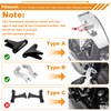 Chrome Rear Passenger Foot Pegs Floorboards Floor Boards for Harley