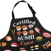 JNIAP Sushi Chef Apron Sushi Gifts For Sushi Lovers Sushi