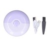 Electric Nail Clipper Round Anti Pinch USB Rechargeable Safety Electric