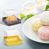 400 Pcs Clear Mini Cupcake Boxes Individual Cupcake Containers Single