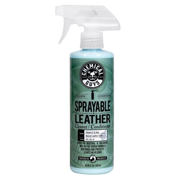 Chemical Guys Leather Cleaner and Conditioner, all in one formula
