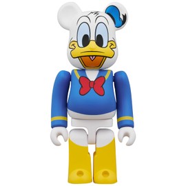 Medicom Toy BE@RBRICK DONALD DUCK & GOOFY 2 PCS SET Total Height: Approx. 2.8 inches (70 mm), Non-scale, Painted Finished Figure