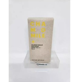 Nature Republic 보송 톤업 네이처리퍼블릭 캐모마일 카밍 톤업 선크림 50ml 1+1총2개 한국뷰티 선스킨 Bosong Tone Up Nature Republic Chamomile Calming Tone Up Suncream 50ml 1+1 Total 2ea Korean Beauty Skincare