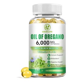 Cápsulas De Aceite De Orégano 6000mg - Signilife                                                                                                      