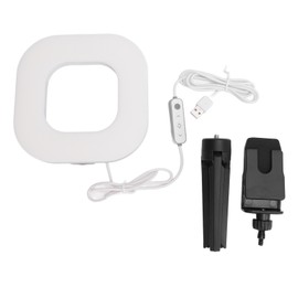 USB Video Light 10 Brightness Level 5 Color 1500lm 72 LEDs Clip On Laptop Lamp with Tripod for Live Streaming Makeup