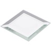 Plymor 1.5" Square, 3mm Thick Beveled Glass Mirror, Pack of