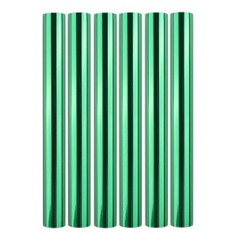 Briartw Toner Reactive Foil by Laser Printer and Laminator,6 Roll 16.4ft X 7.6inch Green Transfer Foil Paper Bundle for DIY Craft Embossing Scrapbooking Cards Making