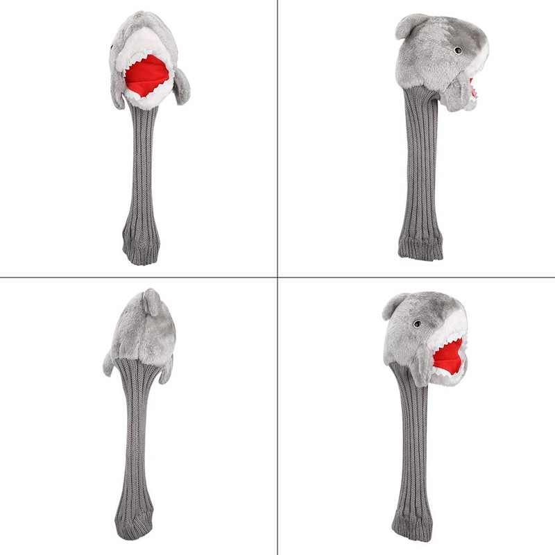 Shark Head Animal, Wood Driver Driver Covers,Daphnes Golf Golf Head