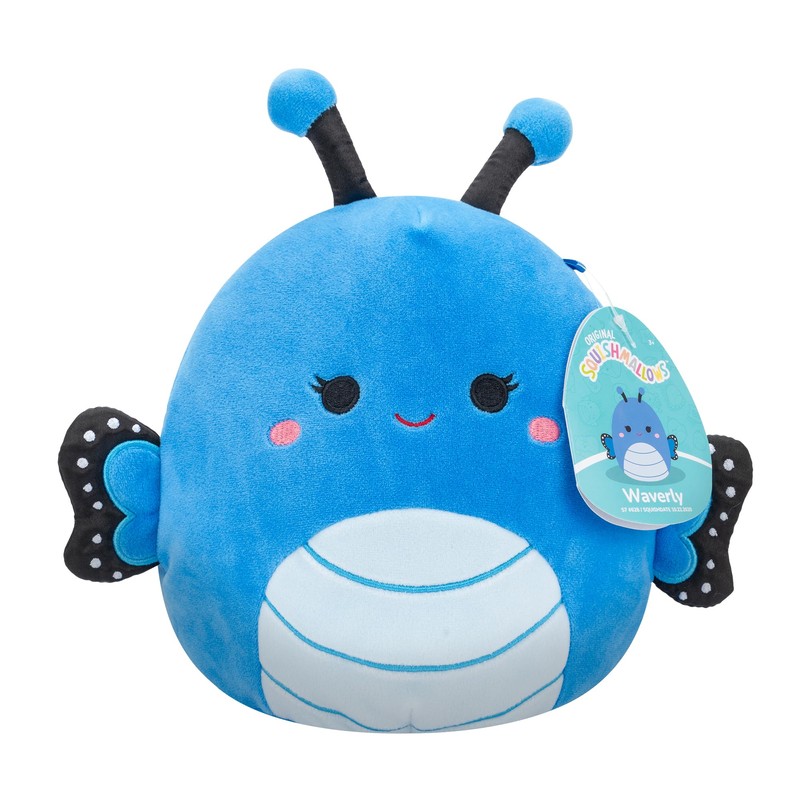 Squishmallows Original Peluche de 19 cm- Waverly le Papillon Blue