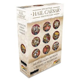 Warlord Hail Caesar Republican Roman Casualty Markers - Miniature Counters for use with Hail Caesar Game, Accessories for Roman Battle Games - 1:56 Scale Table Top Wargaming