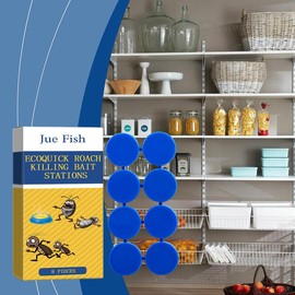 Jue-Fish Cockroach bait paste Household cockroach ointment bait insecticide cockroach repellent kitchen dormitory cockroach paste - Color: 2 pcs