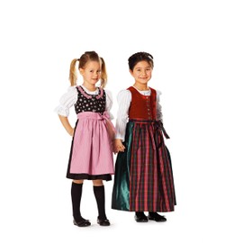 Burda B9509 Folklore Dress Sewing Pattern 19 x 13cm [English Language Not