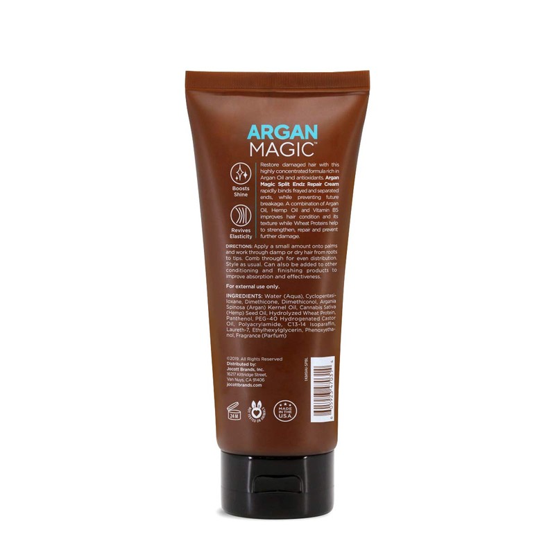 Argan Magic Split Endz Cream - Instantly Binds Frayed and