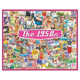 White Mountain Puzzles The 1950s - 1000 Piece Jigsaw Puzzle