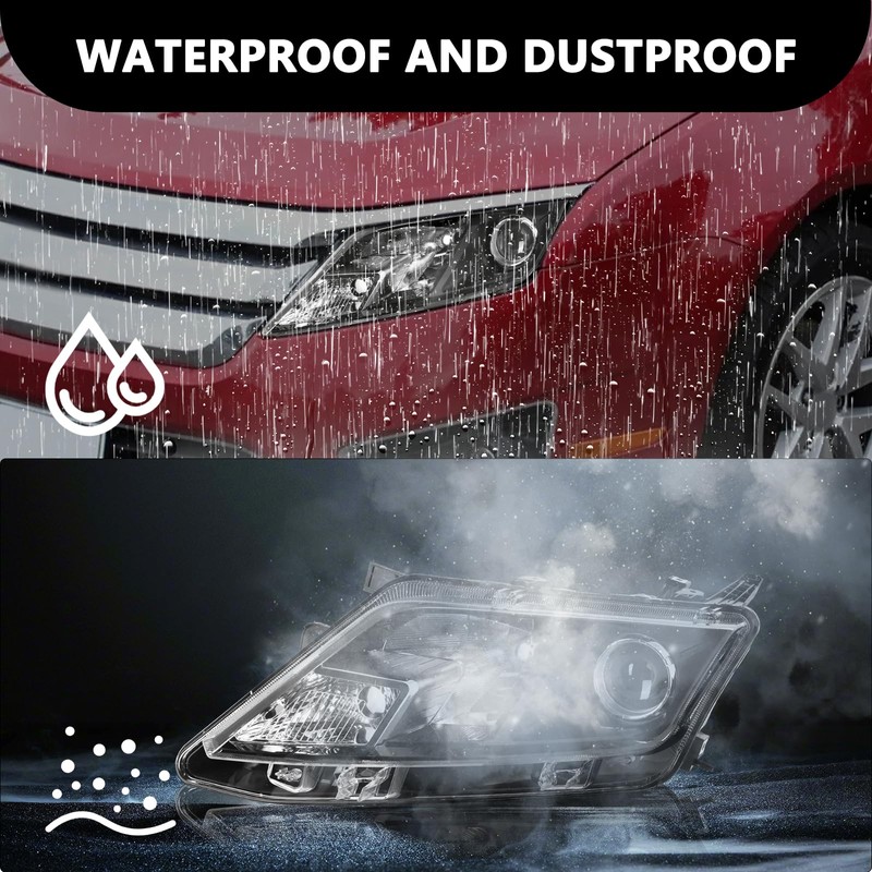 Aosky Headlight Assembly Compatible with 2010 2011 2012 Ford Fusion